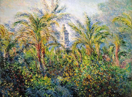 Claude Monet, dipinto di palme a Bordighera (1884)